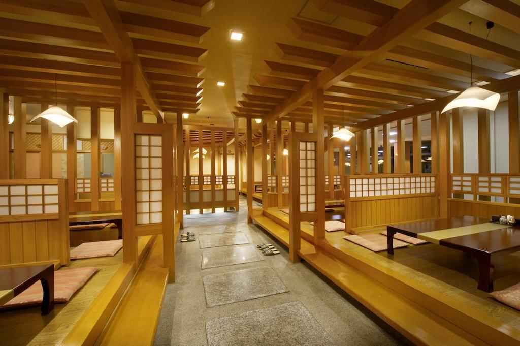 Akita Onsen Plaza Hotel Exterior foto
